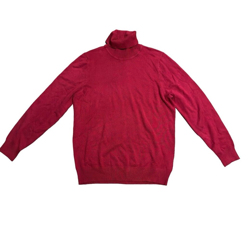 Joseph A Women's Scarlet Turtleneck Sweater Size XL‎